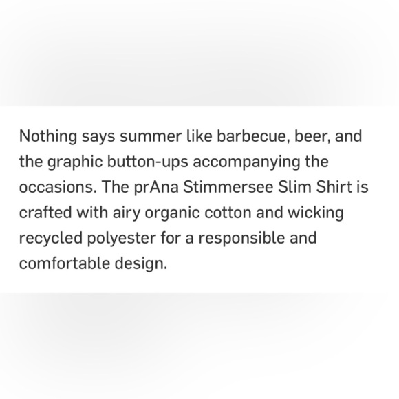 Prana Stimmersee Slim Men’s Button Down Shirt - Picture 11 of 12